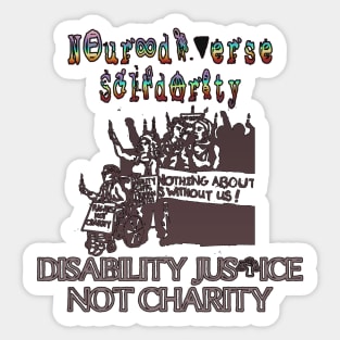 Neurodiverse Solidarity Sticker